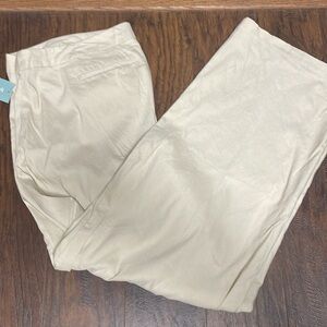 Coldwater Creek | New Tan Linen Relaxed Fit Summer Pants - 18W